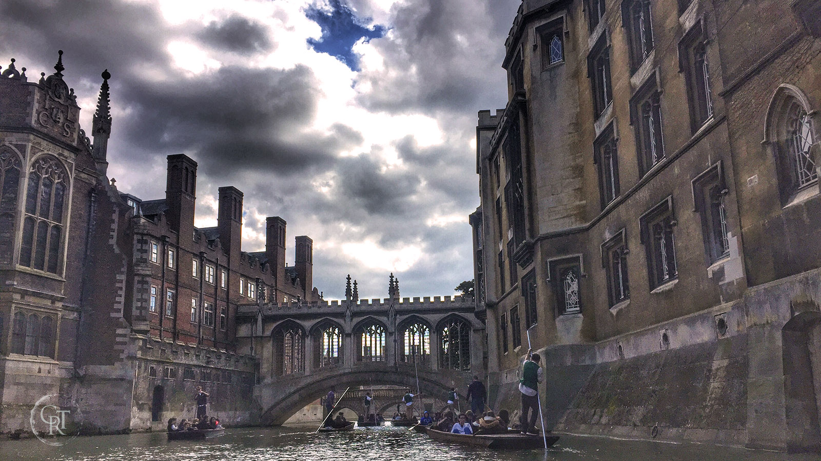 Bridge of Sighs, as seen from a punt