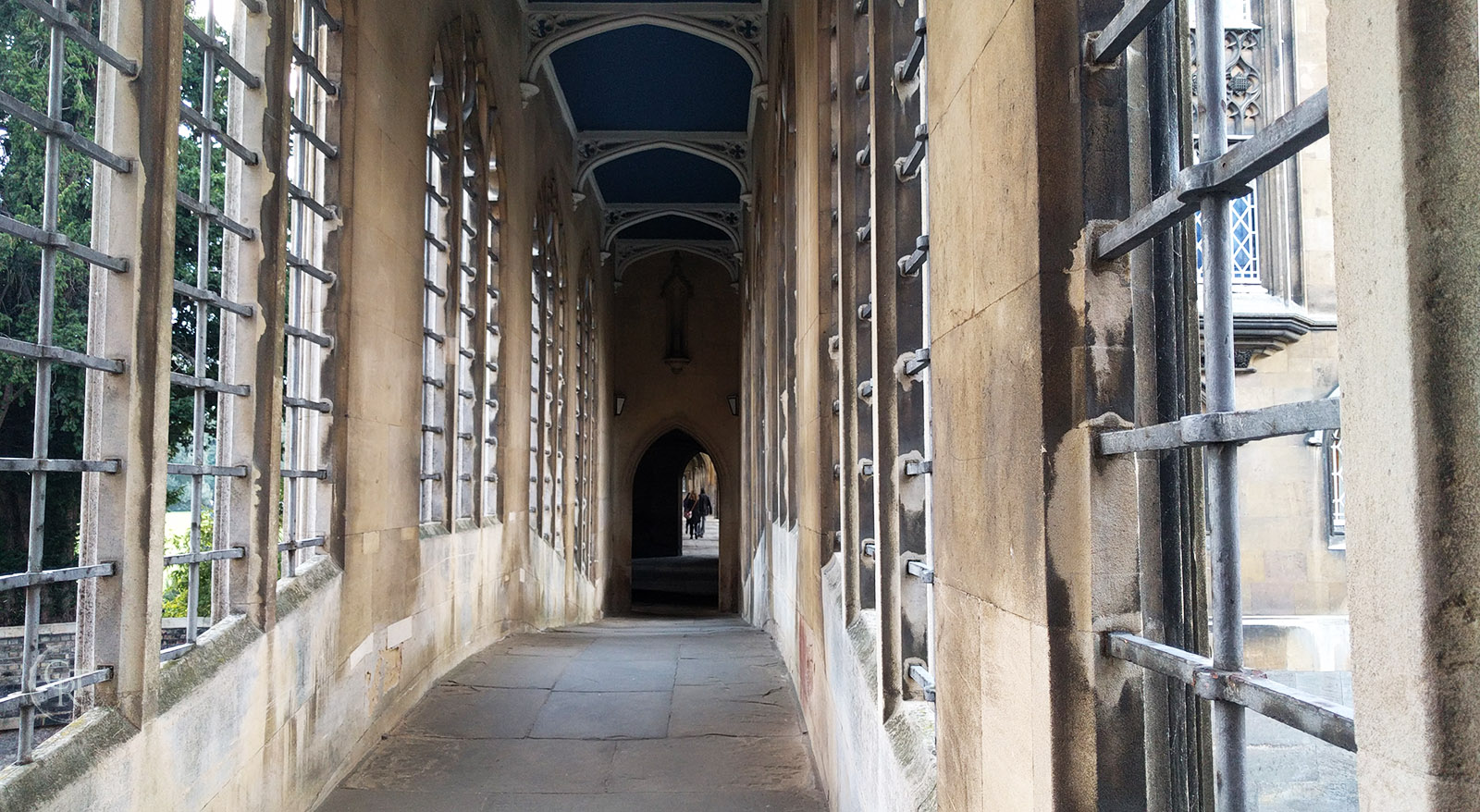 Inside the Bridge of Sighs, Cambridge