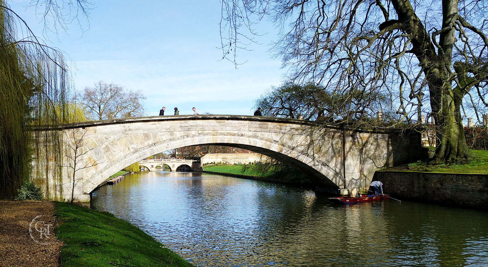King's bridge as seen from the grounds of Queens'