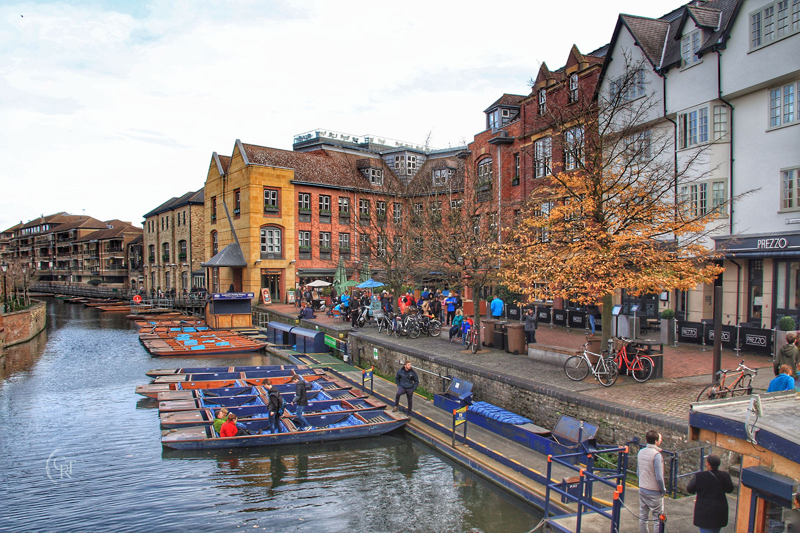 Quayside, Cambridge in autumn